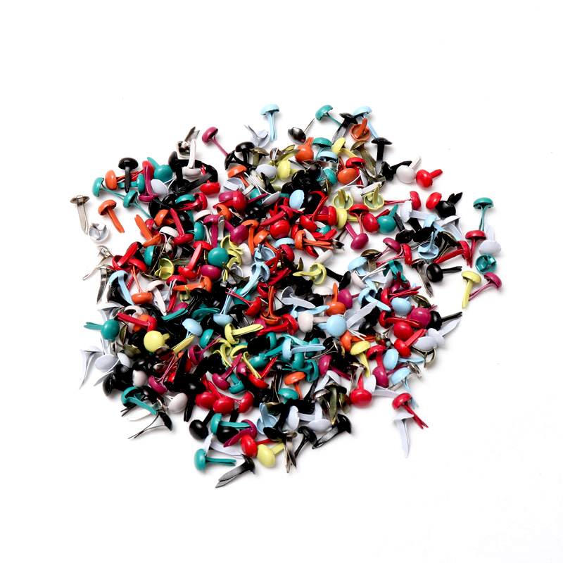 混合パステルラウンドブラッドスクラップブッキング装飾ファスナ - Embellishments For Scrapbooking のレビューと価格